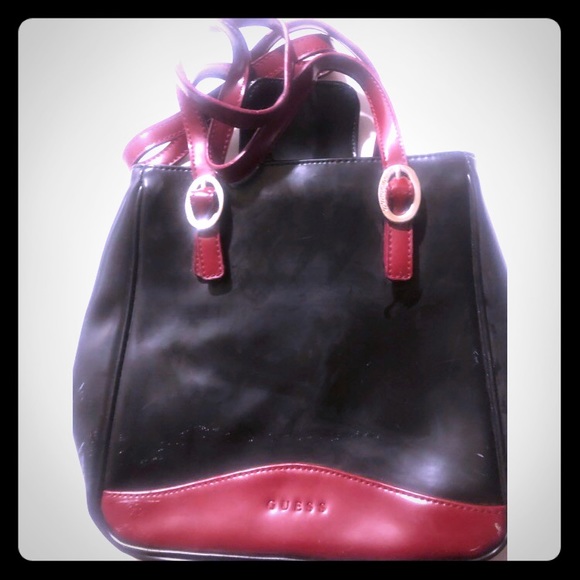 Black and red guess bag Clearance